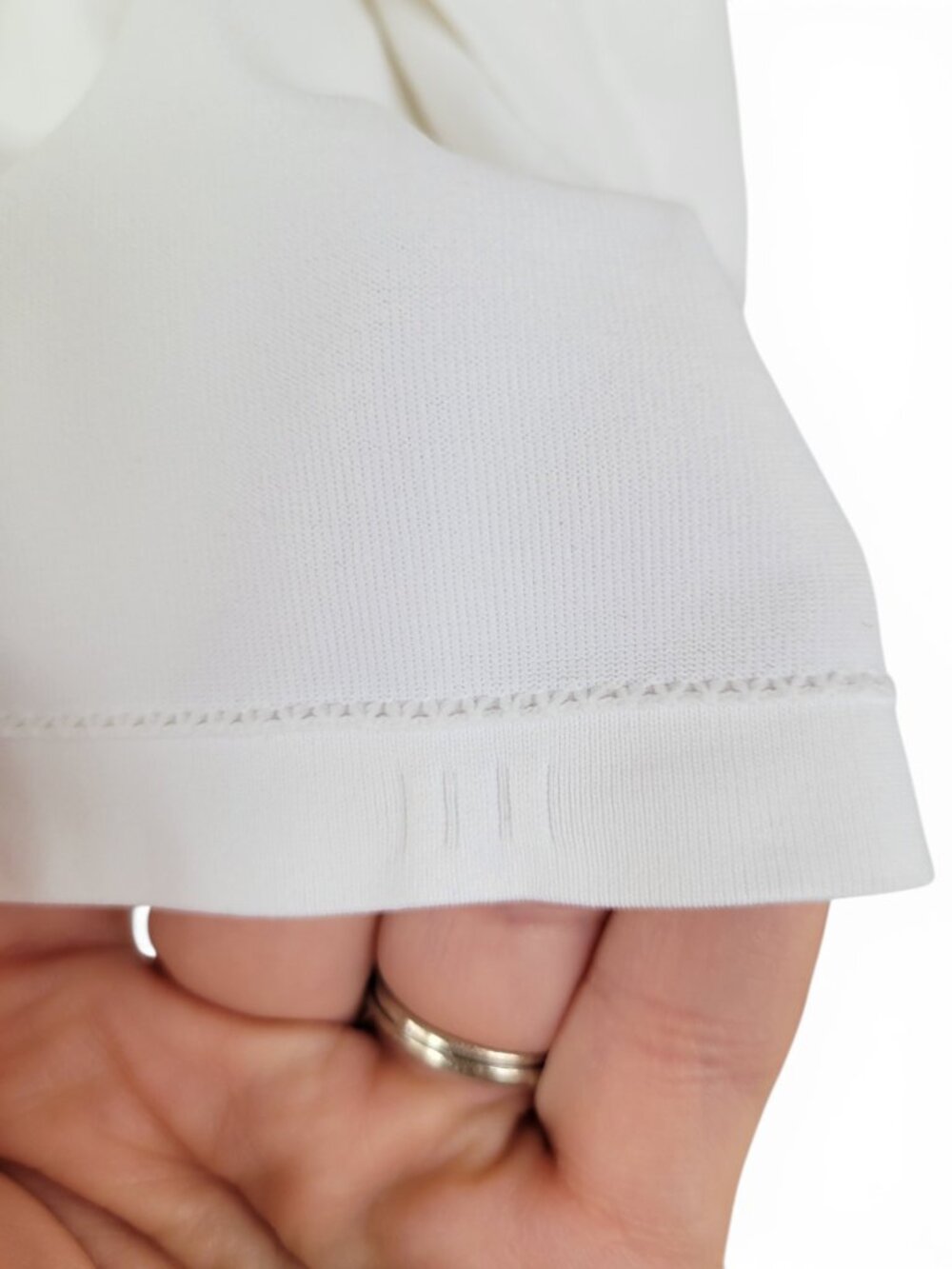 Athleta Foothill Seamless Nylon Stretch Split Back Tank Top in Bright White - Picture 7 of 11
